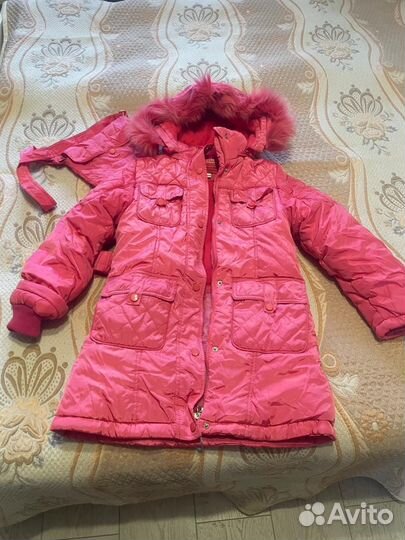 Пуховик детский зимний для девочки