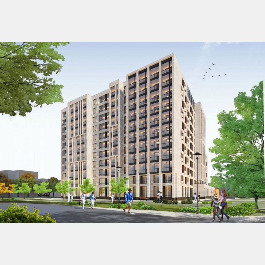 2-к. квартира, 61,4 м², 2/11 эт.