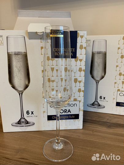 Новые бокалы для вина, шампнского, бренди