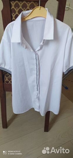 Рубашка школьная для девочки 164