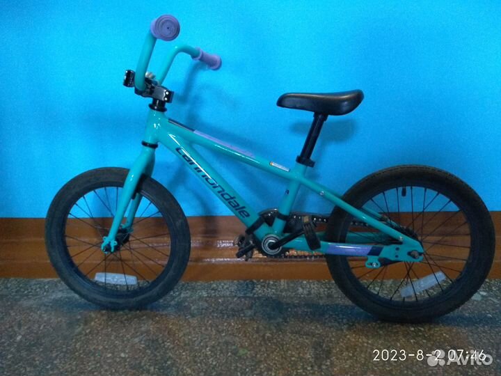 Детский велосипед cannondale 16 kids trail ss