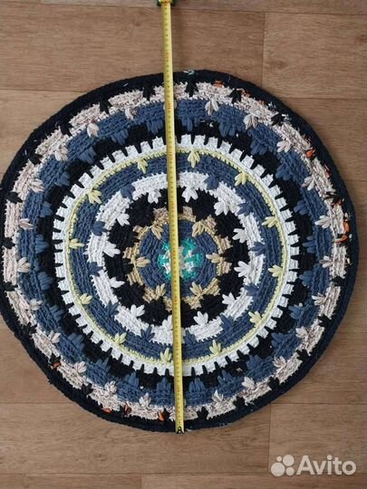 Коврик ручная работа. Винтаж. Текстиль