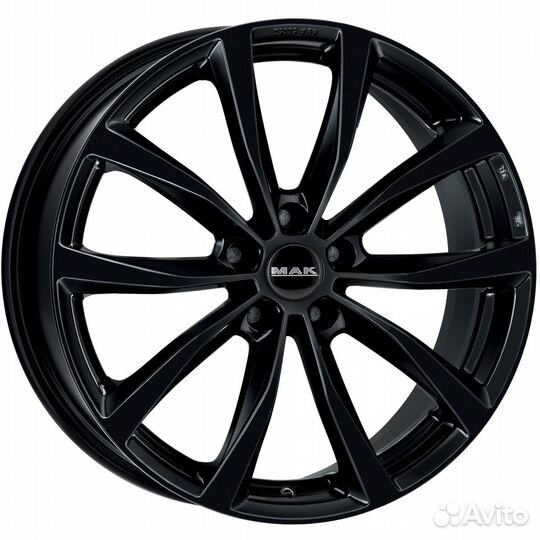 R18 5x114,3 7,5J ET48 D76 MAK Wolf Gloss Black