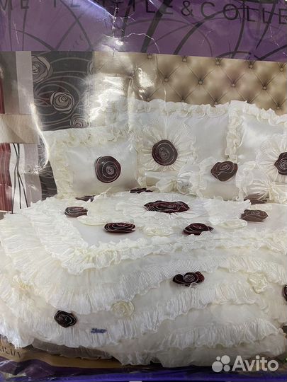 Покрывало на кровать евро