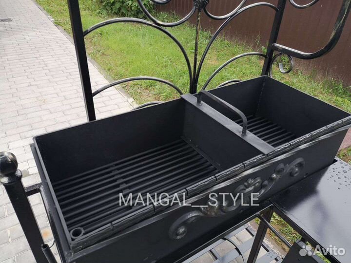 Мангал с крышей