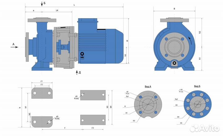 Консольный насос км 80-50-200