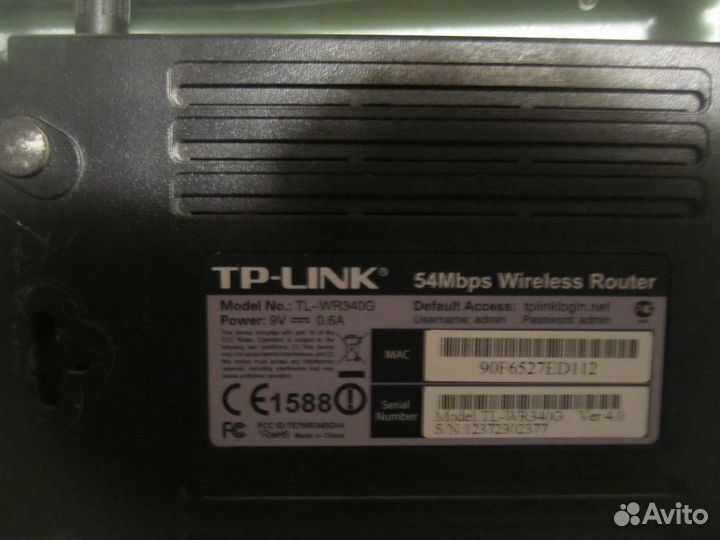 Роутер TP-Link TL-WR340G