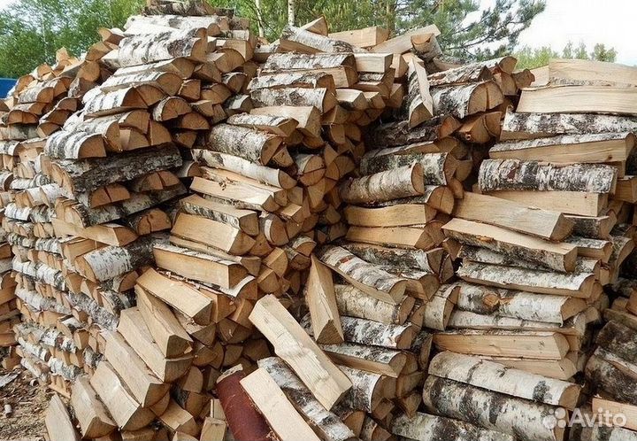 Сухие березовые дрова
