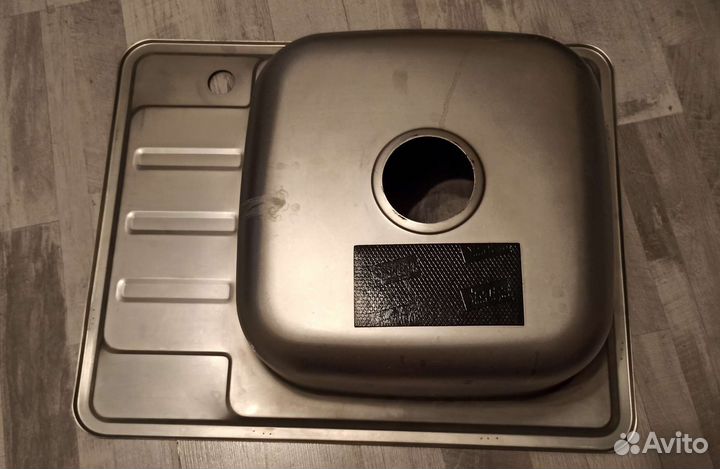 Мойка нерж. 58х48 лев., (0.8х180) (10), XRX5848