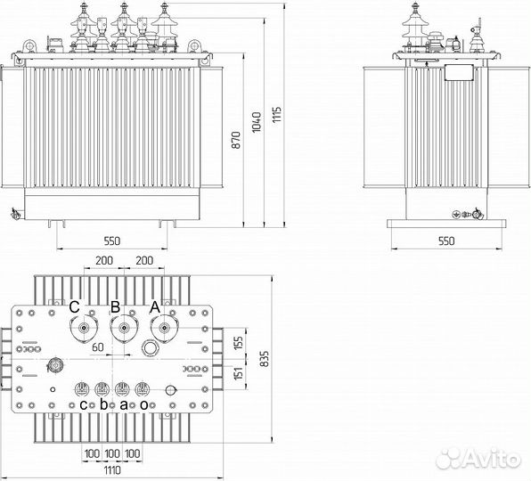 Транс-р тмг (масло ) 63/6(10) -У/Zн-11