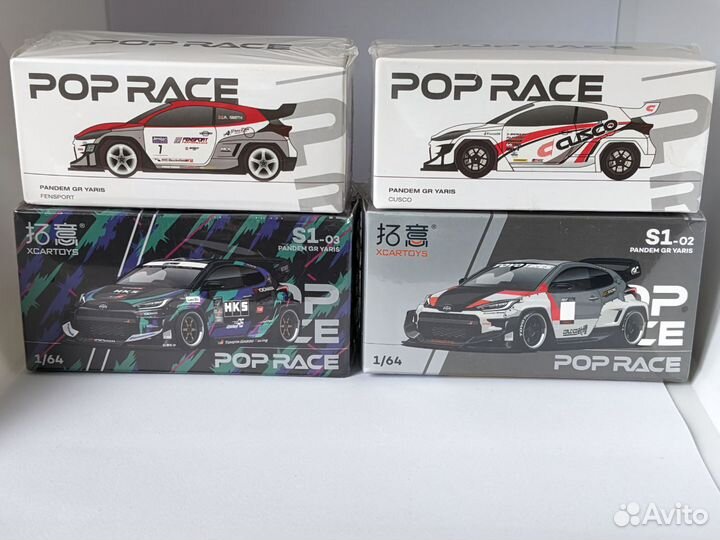 Pop race Toyota 1:64