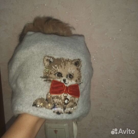 Шапка для девочки 52 54 Daniil&Daniela