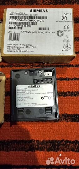Панель оператора siemens