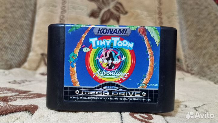 Tiny Toon Adventures картридж для Sega Mega Drive