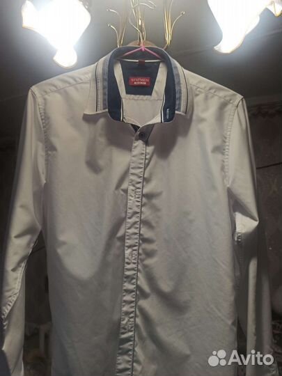 Рубашка белая размер 36 рост 158-164