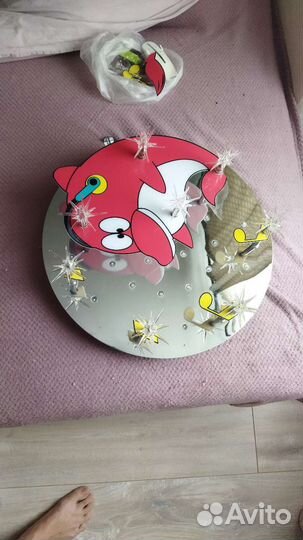 Люстра потолочная светодиодная с пультом