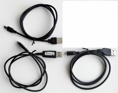 Кабель USB microUSB, L 0.8м