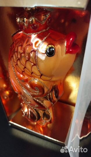 Ёлочная игрушка фабрики Ариель Золотая рыбка
