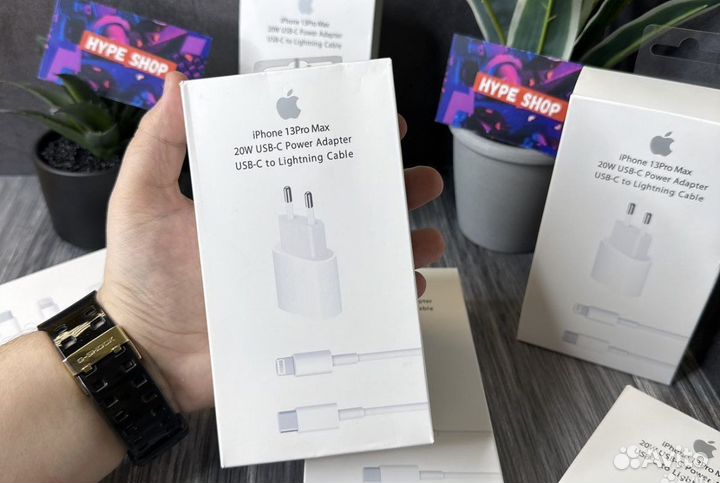 Блок питания 25w + кабель на iPhone