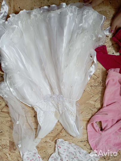 4 пакета одежды на девочку от 5 до 7 лет размер