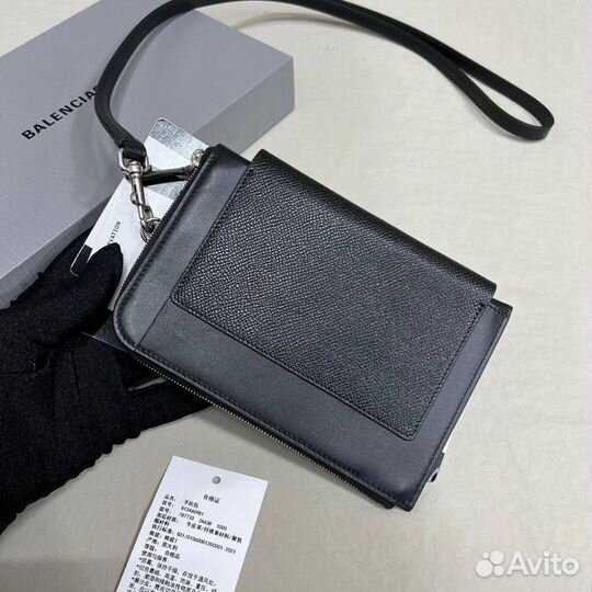 Сумка под телефон Balenciaga passport премиум