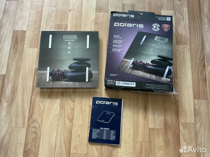 Весы напольные Электронные Polaris PWS1857DGF новы