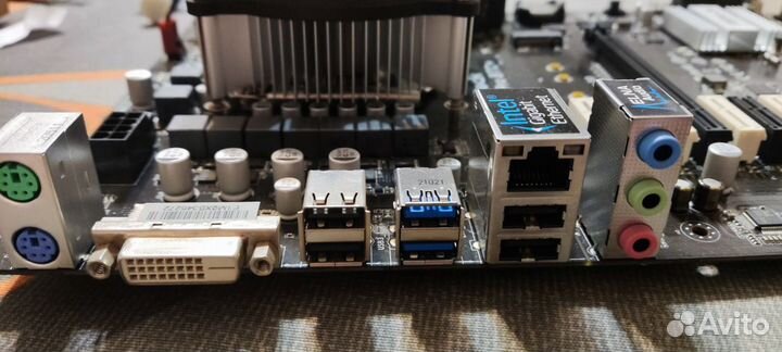 Материнская плата Asrock H110 Pro BTC+ 8gb+G4400