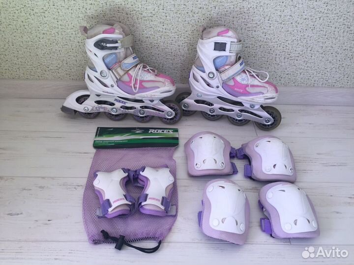 Ролики раздвижные Roces размер 30-35