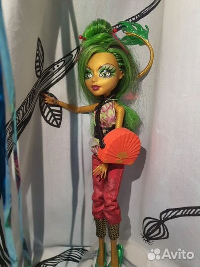 Monster high джинафаер лонг,кукла монстр хай g1,g2