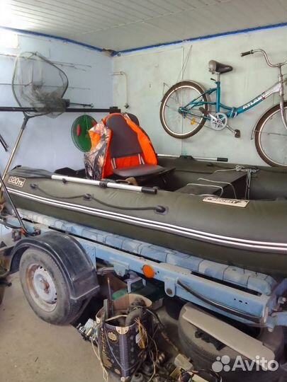 Лодка пвх с мотором и прицепом