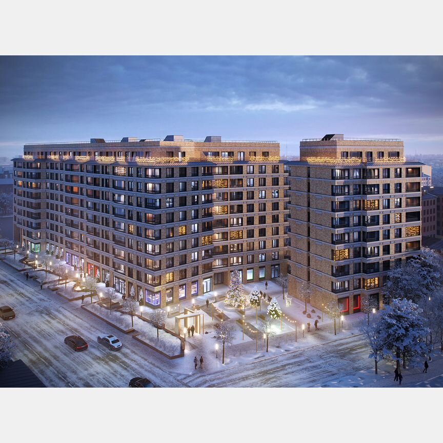 2-к. квартира, 73,1 м², 7/10 эт.