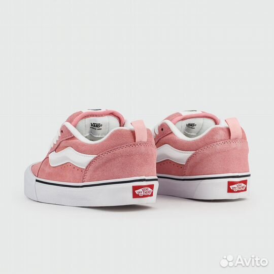 Кеды Vans Knu Skool Pink / White Wmns