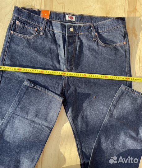 Мужские джинсы levis 501 W40, L34 на болтах