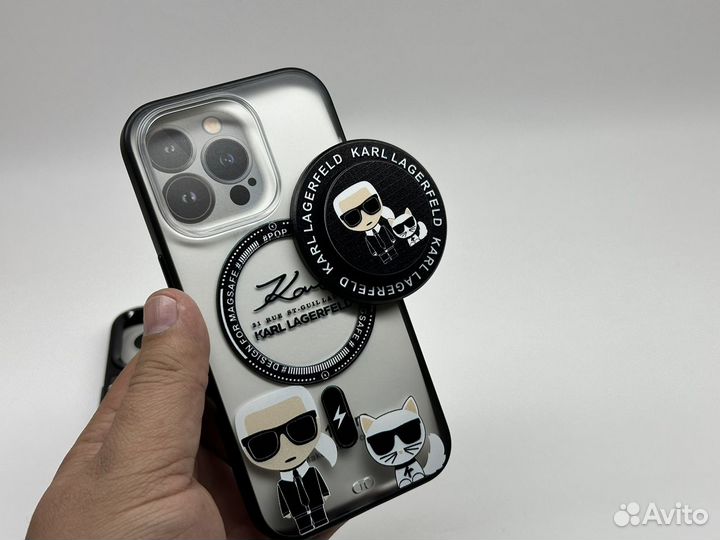 Чехол на iPhone 15 pro karl lagerfeld