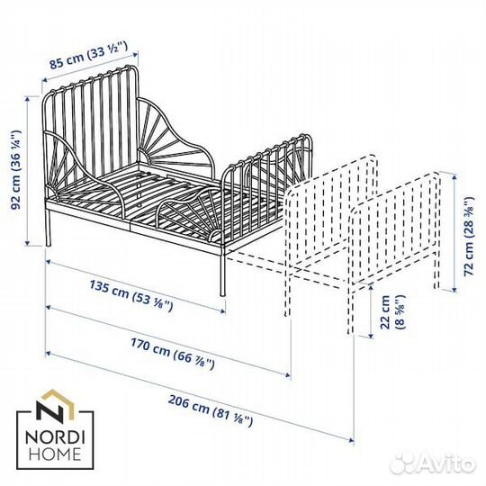 Кровать IKEA с матрасом Ormatek