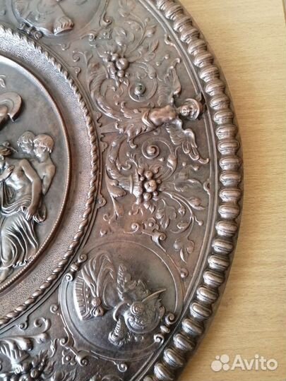 Тарелка панно(гальванопластика)
