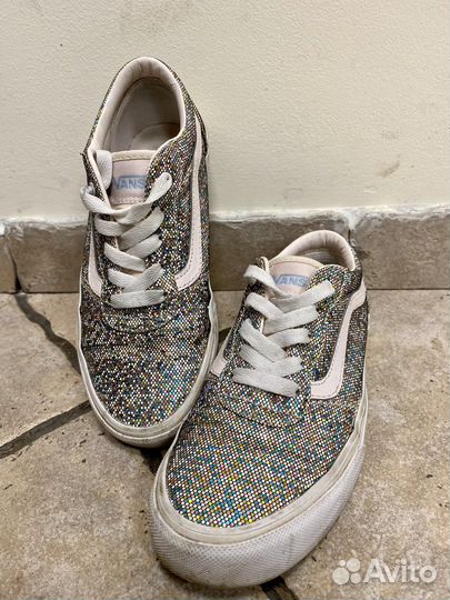 Кеды vans женские 35 glitter