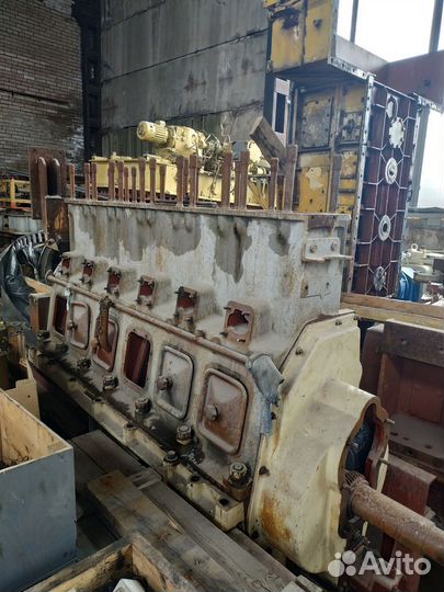 Блок-картер с уложенным коленвалом 6NVD26