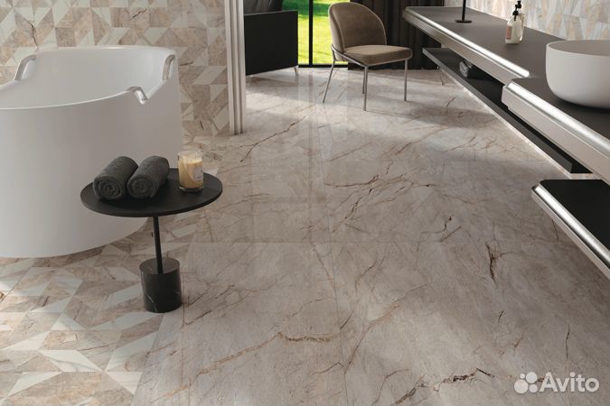 Плитка керамогранит 160x80 белый