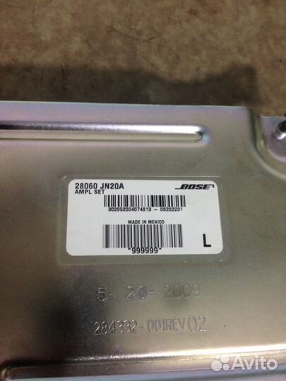 Аудиоусилитель Nissan Teana j32