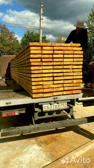 Доска обрезная 25х100х6000мм с доставкой