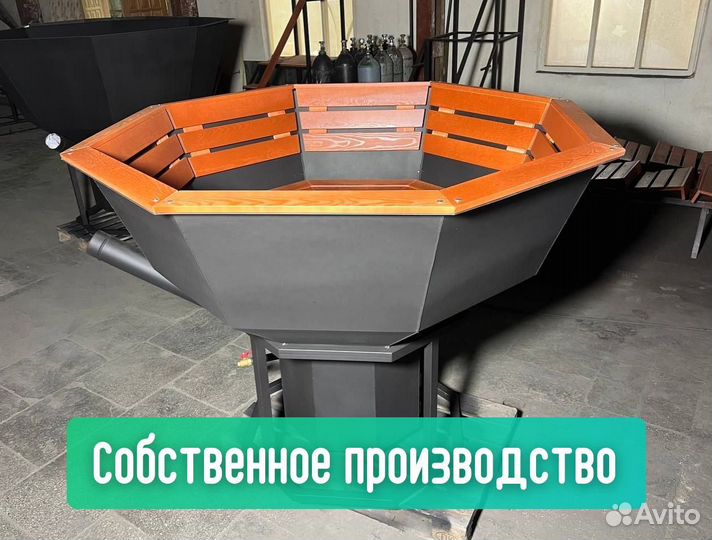 Банный чан на дровах в наличии и под заказ