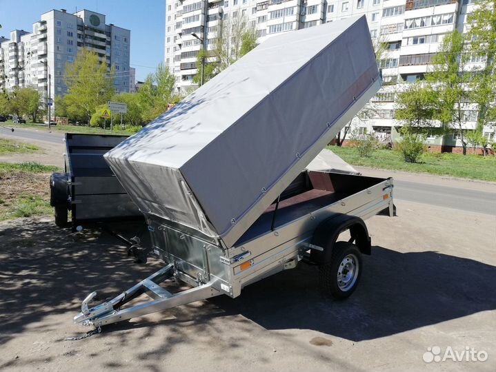 Супер прицеп сст-03 евро оцинков 1,2мм+тент 82см