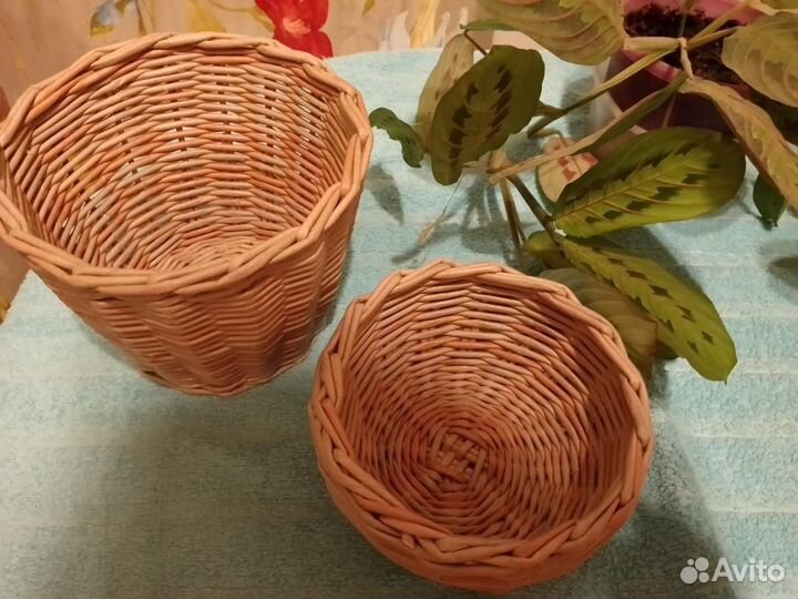 Плетеные изделия из бумажной лозы