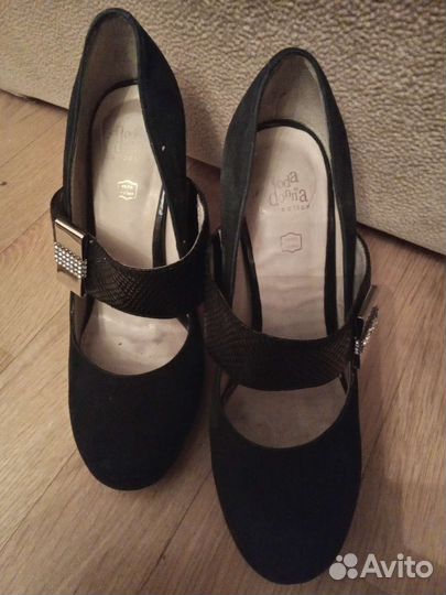 Туфли женские из натуральной замши 35 размер