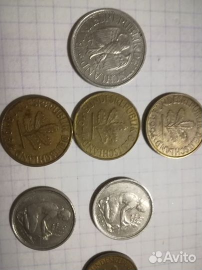 Лот монет фрг гдр