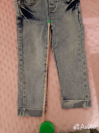 Джинсовый комбинезон 92для девочки