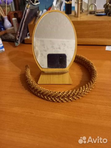 Зеркало и ободок из бересты