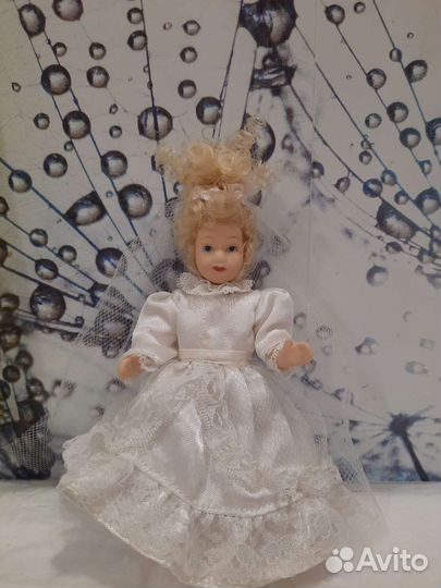 Кукла невеста коллекционная антикварная