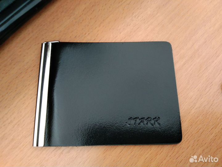 Зажим для денег натуральная кожа